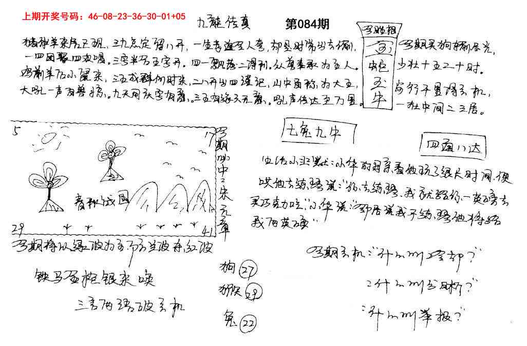 084期手写九龙内幕[图]