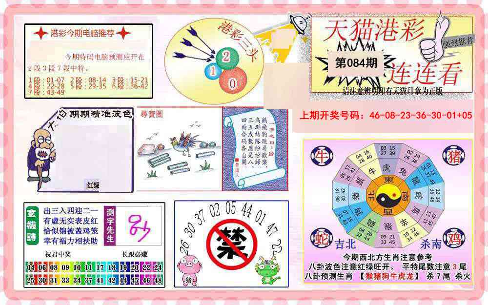 084期港彩连连中[图]